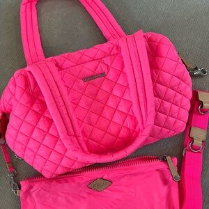 MZ Wallace Medium Sutton Deluxe - Neon Pink